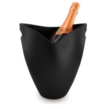 Ведерко для охлаждения вина и шампанского Pulltex Ice Bucket Black