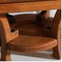 Винный столик деревянный "Premium 4" сандал\эбеновое дерево 45х25х20 см